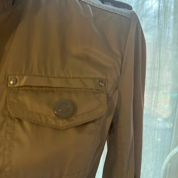 White House Black Market Utility Jacket in Tan - Picture 3 of 7